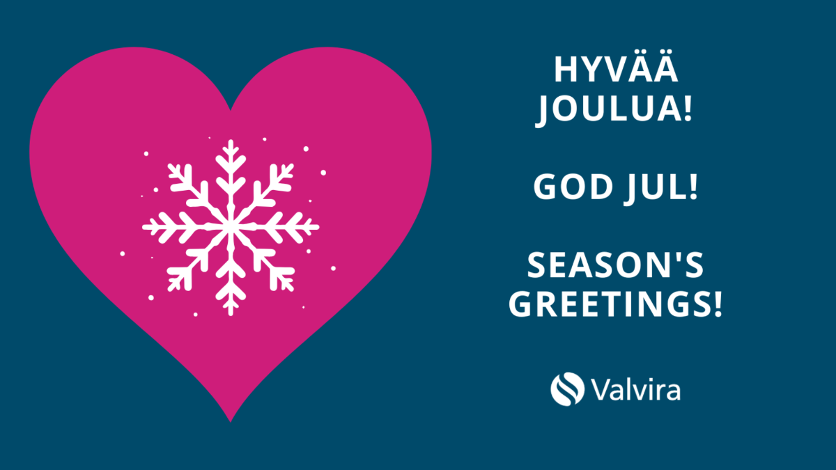 Hyvää joulua! God Jul! Season's Greetings!